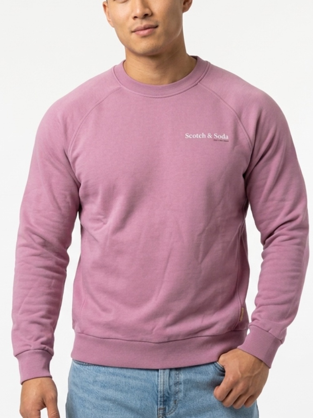Scotch & Soda Pink Crewneck Sweatshirt - Men's L